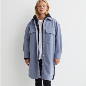 NWT H&M Long Shacket